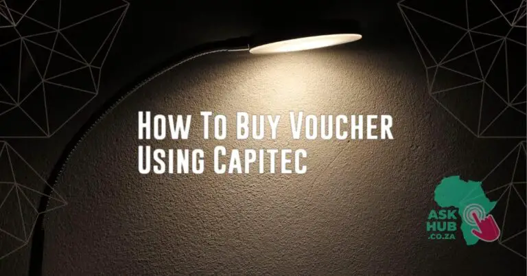 How To Buy Voucher Using Capitec