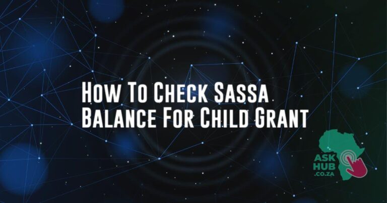 How To Check Sassa Balance For Child Grant