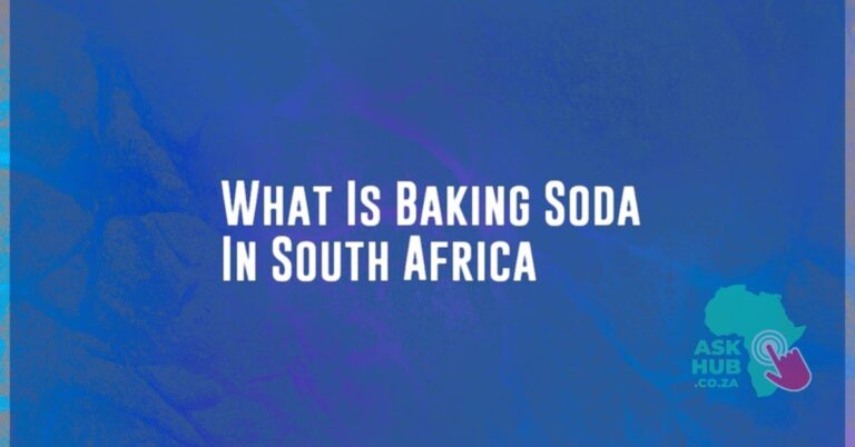 What Is Baking Soda In South Africa
