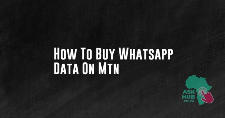 How To Buy Whatsapp Data On Mtn