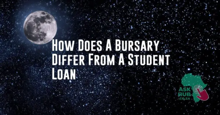 How Does A Bursary Differ From A Student Loan